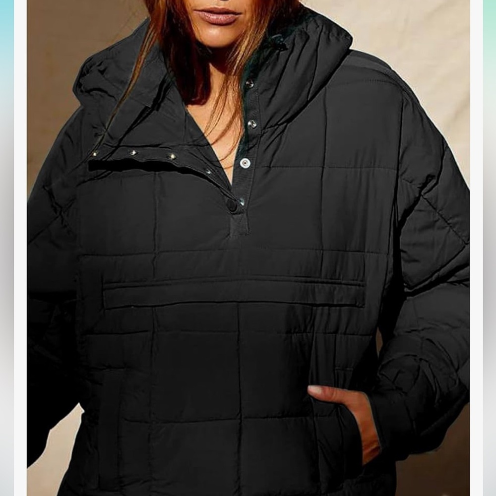 Quilted Pullover Puffer Jacket - image 4